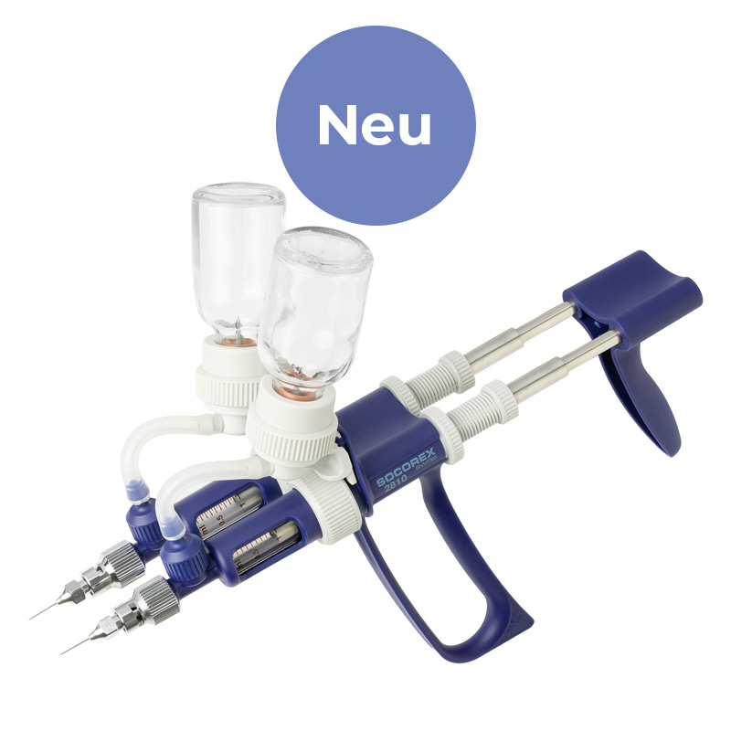 Vergleich Leichtgewichtige Zwillingsspritze mit Flaschenfüllung ultra 2810